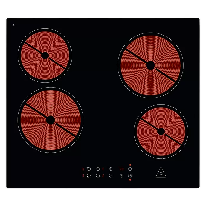 Respekta Premium Küchenzeile Black Steel - Breite: 280 cm, Mit Elektrogeräten, Weiß - Draufsicht