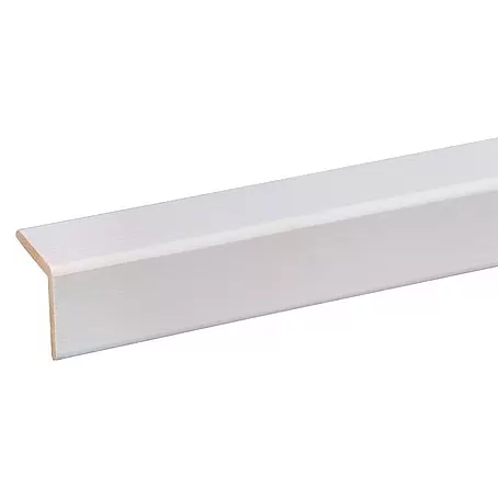 Hoekafdeklijst Wit 2700 x 34 x 34 mm