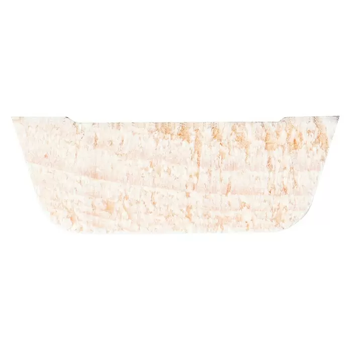 Deklijst - 2.700 x 34 x 12 mm, Hout - Zijaanzicht rechts