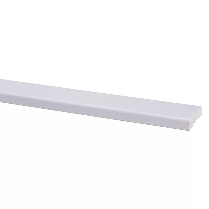 Deklijst schuin - 2.700 x 45 x 12 mm, Hout - Close-up