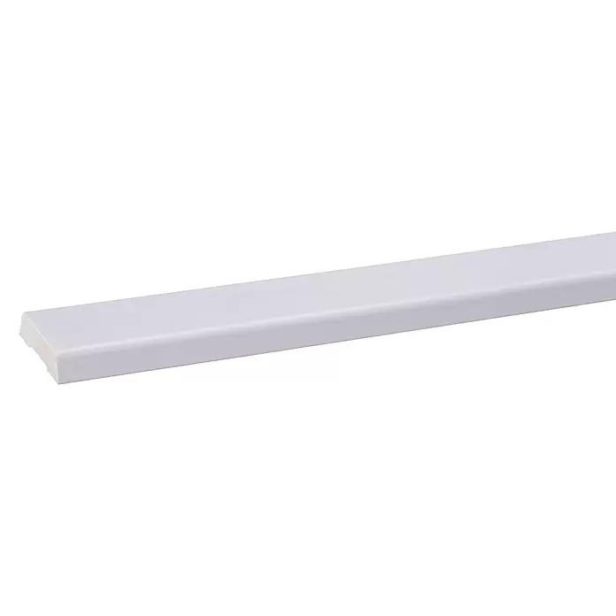 Deklijst schuin - 2.700 x 45 x 12 mm, Hout - Close-up
