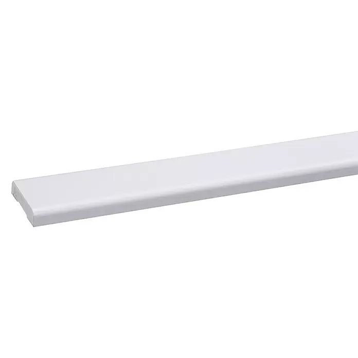 Deklijst recht - 2.700 x 45 x 12 mm, Hout - Close-up
