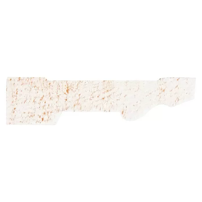 Sierlijst - 2.700 x 57 x 15 mm, Hout - Zijaanzicht rechts