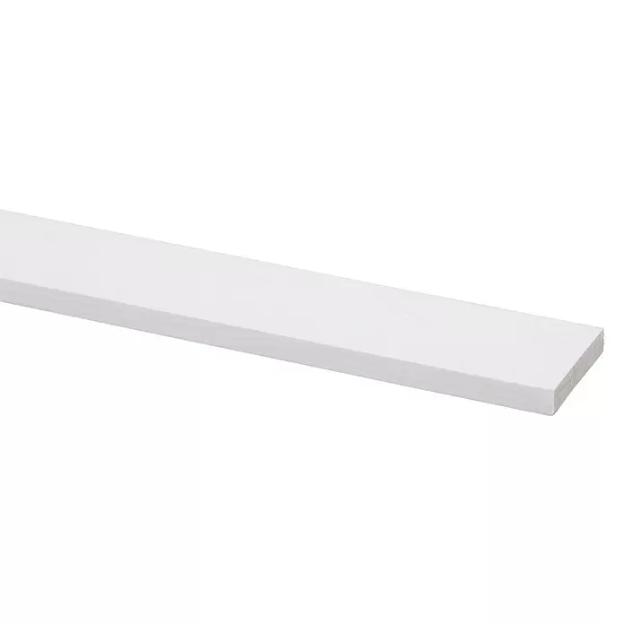 Rechthoekige lijst - 2.700 x 35 x 7 mm, Grenen - Close-up
