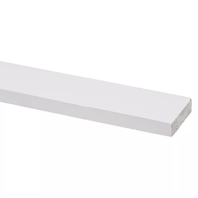 Rechthoekige lijst - 2.700 x 44 x 12 mm, Grenen - Close-up