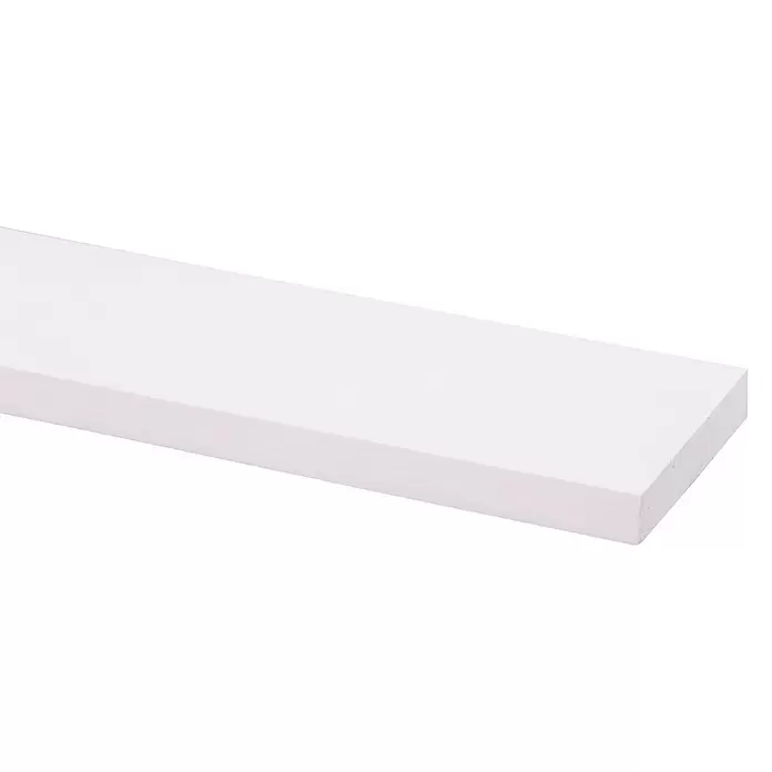 Rechthoekige lijst - 2.700 x 69 x 12 mm, Grenen - Close-up