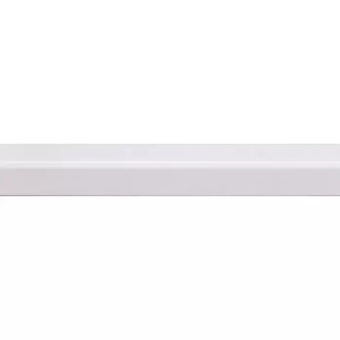 Hoeklijst - l x b x h: 260 cm x 21 mm x 21 mm, Wit - Close-up