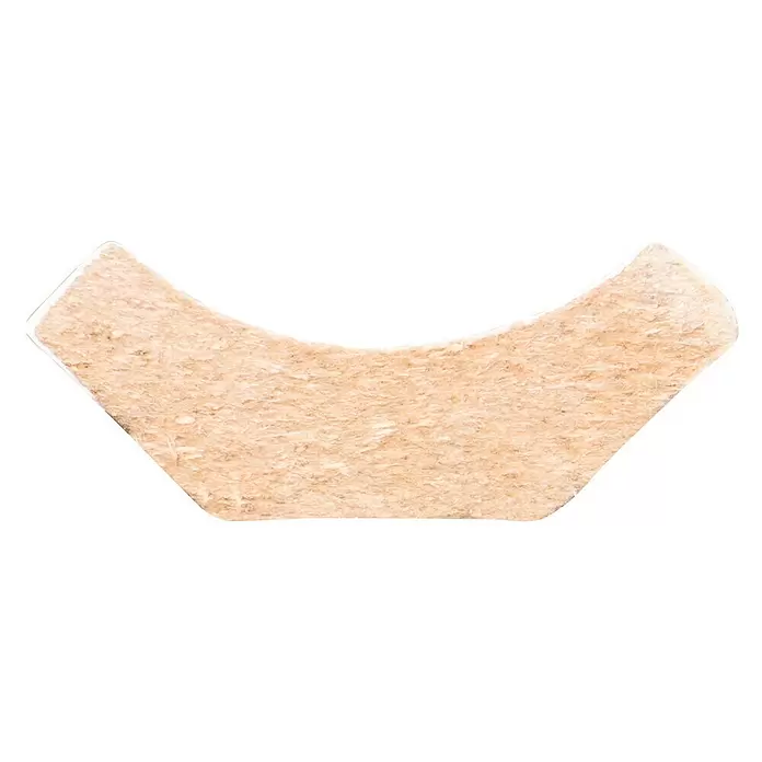 Hollat - 260 cm x 22 mm x 22 mm, Wit - Vooraanzicht