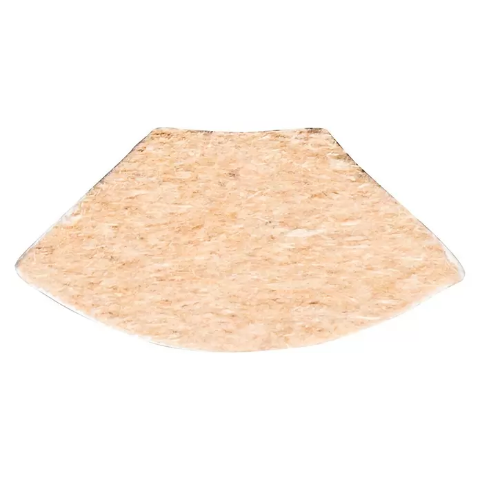 Kwartronde lat Wit - 260 cm x 16 mm x 16 mm, Wit - Vooraanzicht