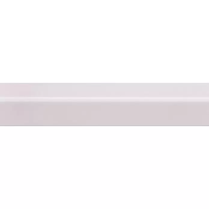 Hoeklijst - l x b x h: 260 cm x 28 mm x 28 mm, Wit - Close-up
