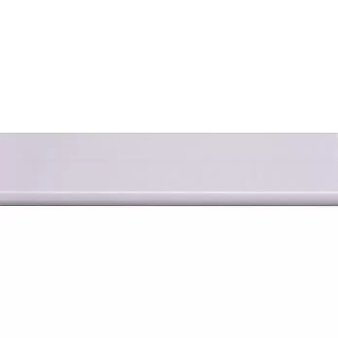 Kantafwerking Wit - Wit, 260 cm x 21 mm x 21 mm - Close-up