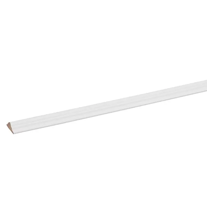 Sierprofiel Wit - 260 cm x 9 mm x 22 mm, MDF - Zijaanzicht rechts