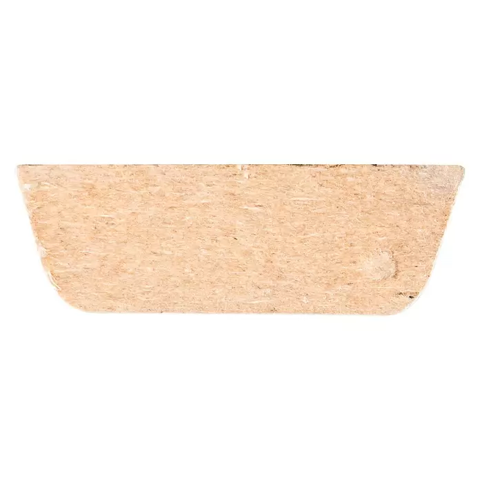 Deklijst Wit - 260 cm x 12 mm x 37 mm, Wit - Vooraanzicht