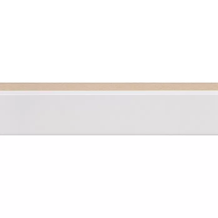 Vensterbankprofiel Recht Wit - 260 cm x 18 mm x 40 mm, Wit - Close-up