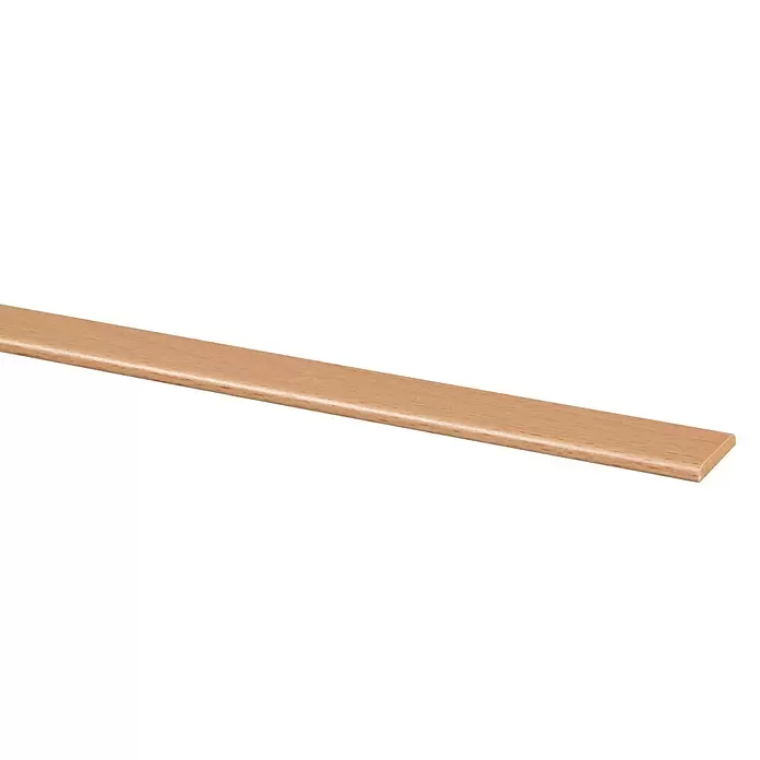 Deklijst Beuk - 260 cm x 4 mm x 30 mm, Beuken naturel - Close-up