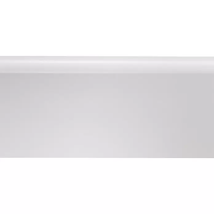 Muurplint Wit - 240 cm x 18 mm x 121 mm, Wit - Close-up