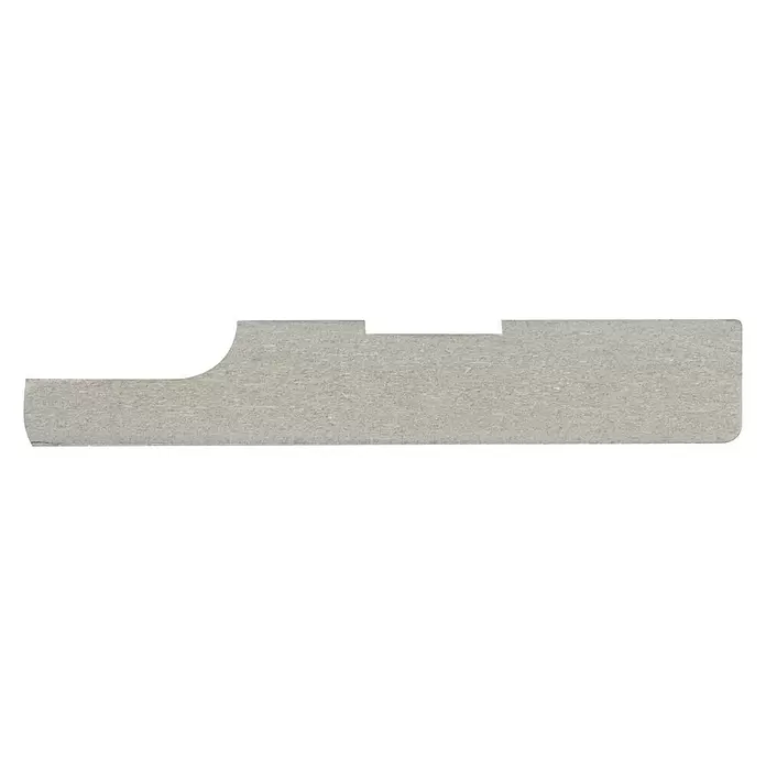 Muurplint Wit - 488 cm x 12 mm x 69 mm, Wit - Vooraanzicht