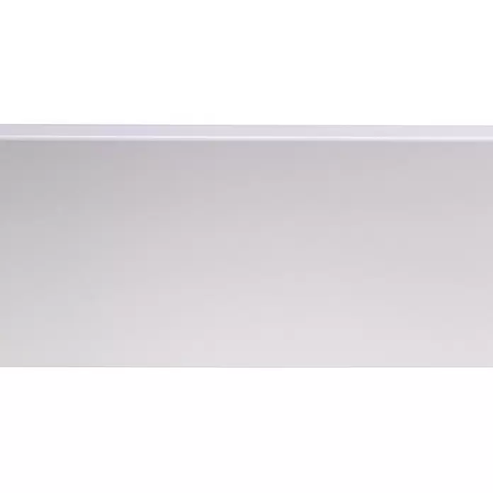 Muurplint Blokvormig Wit - 240 cm x 15 mm x 120 mm, Wit - Close-up