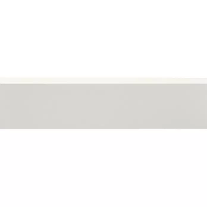 Muurplint Gelakt Wit RAL9010 - 244 cm x 15 mm x 57 mm, Wit - Close-up