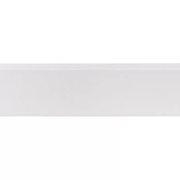 Muurplint Blok Wit - 244 cm x 18 mm x 79 mm, Wit - Close-up