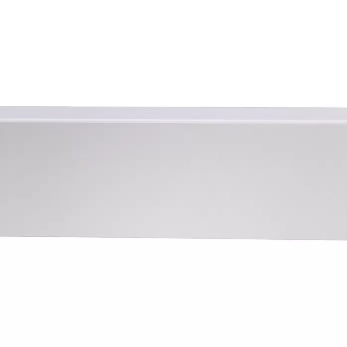 Muurplint Blokvormig Wit - 240 cm x 15 mm x 70 mm, Wit - Close-up