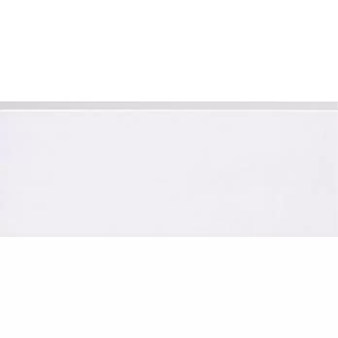 Muurplint Blok Wit RAL9003 - 244 cm x 18 mm x 119 mm, Wit - Close-up