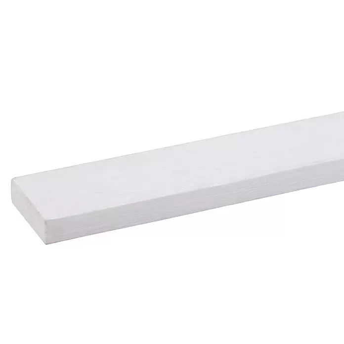 Vierkante lat - l x b x h: 210 cm x 12 mm x 14 mm, Hardhout, Gegrond - Close-up
