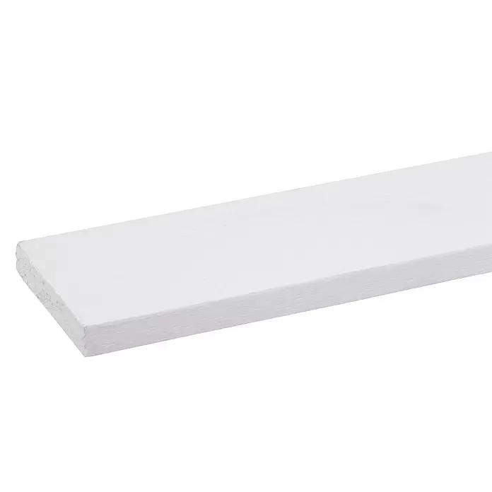 Vierkante lat - l x b x h: 210 cm x 12 mm x 68 mm, Hardhout, Gegrond - Close-up