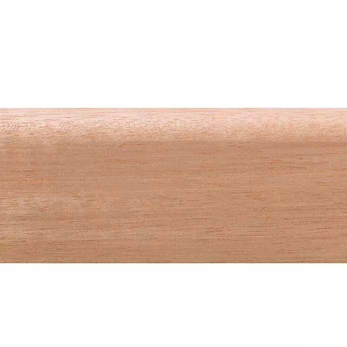 Muurplint - 240 cm x 14 mm x 70 mm, Hardhout - Close-up