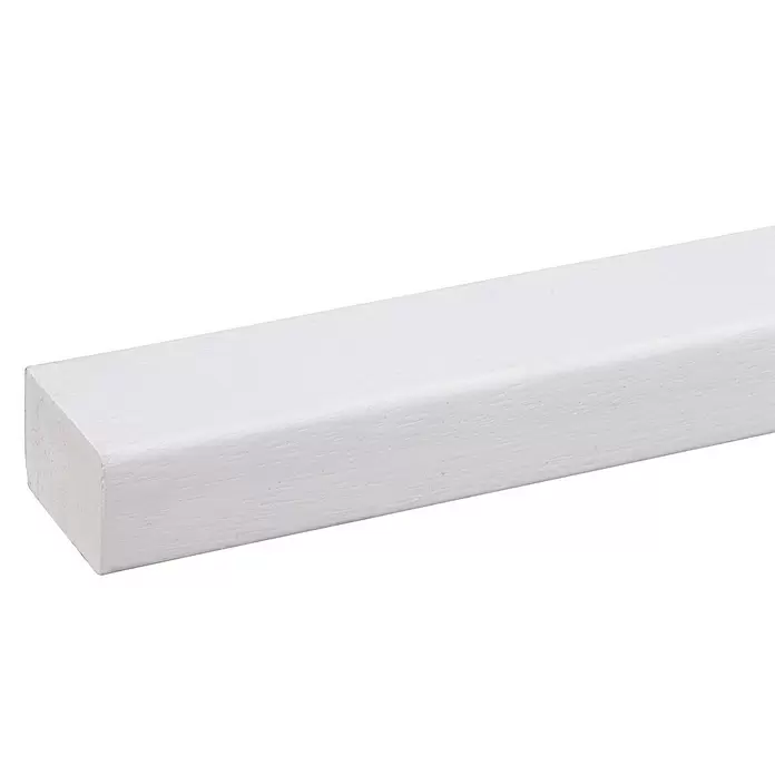 Vierkante lat - l x b x h: 210 cm x 28 mm x 44 mm, Hardhout, Gegrond - Close-up