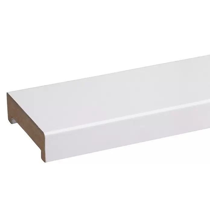 Afsluitprofiel Gibolat - MDF, 260 cm x 28 mm x 92 mm - Close-up