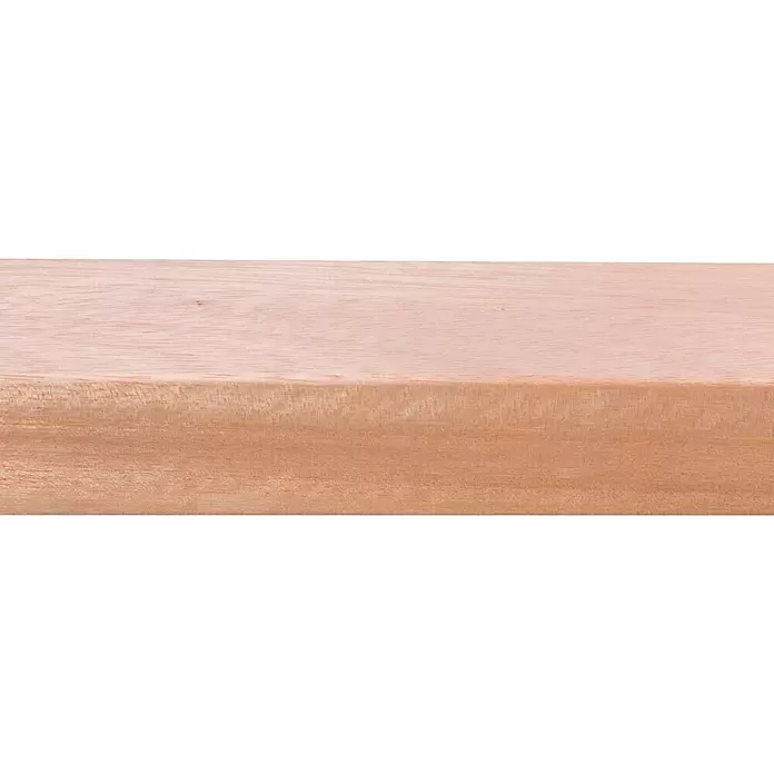 Vierkante lat - l x b x h: 240 cm x 44 mm x 68 mm, Hardhout - Close-up
