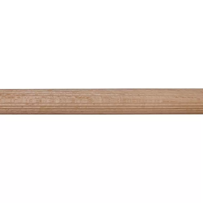 Ronde staaf Geribbeld - Ø x l: 15 mm x 100 cm, Beuken, Gegroefd - Close-up