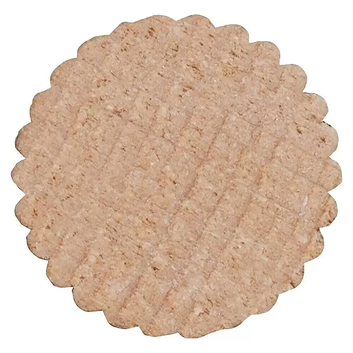 Ronde staaf Geribbeld - Ø x l: 15 mm x 100 cm, Beuken, Gegroefd - Zijaanzicht links