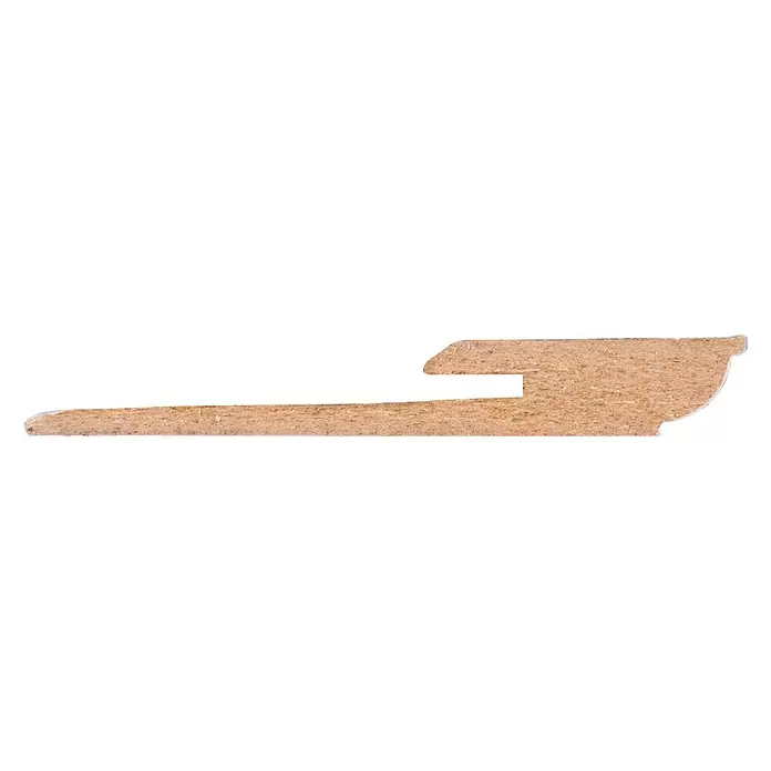 CanDo Muurplint - 240 cm x 68 mm x 9 mm - Zijaanzicht rechts