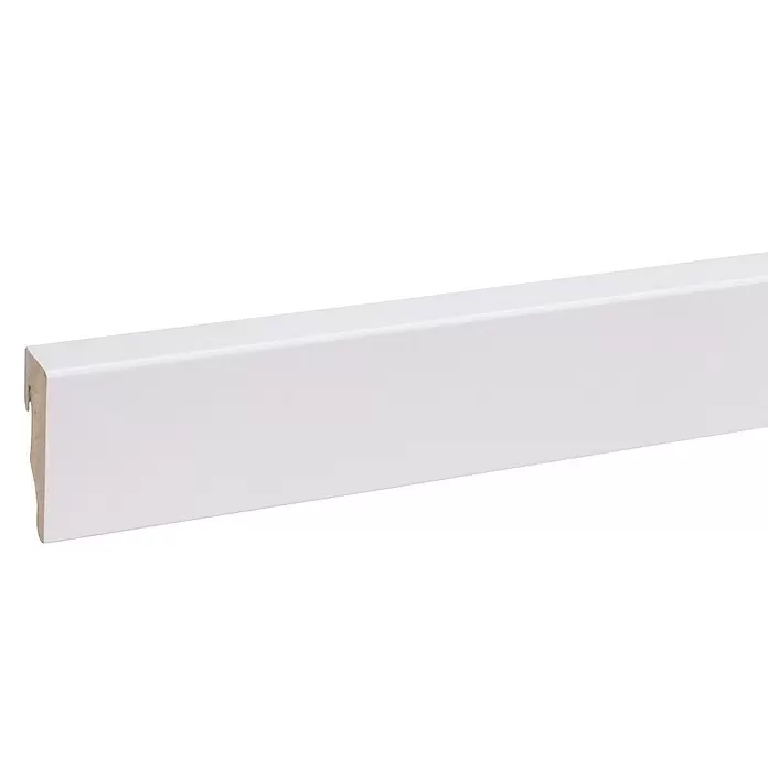 CanDo Muurplint - WIt - Close-up