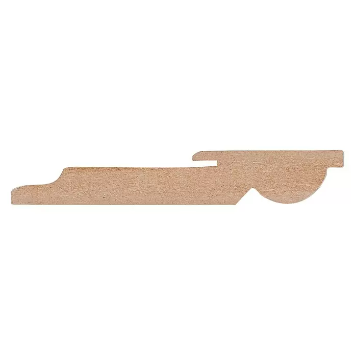 CanDo Muurplint - 240 cm x 119 mm x 19 mm - Zijaanzicht rechts