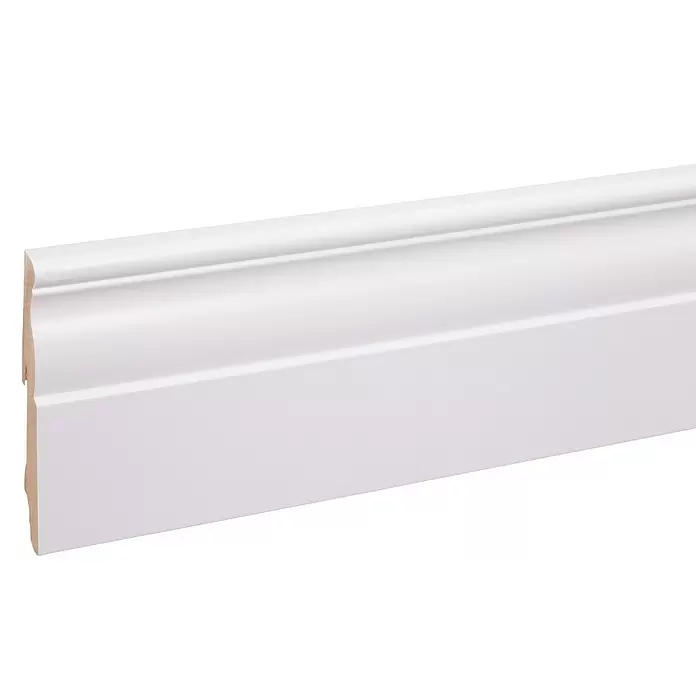 CanDo Muurplint - 240 cm x 120 mm x 22 mm - Close-up