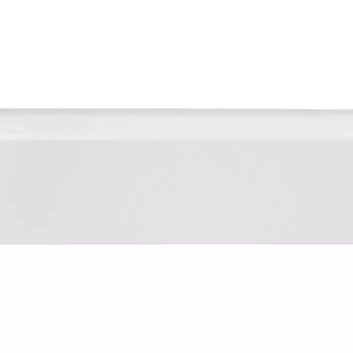 CanDo Plint met kabelkanaal Colonial - 240 cm x 19 mm x 80 mm, WIt - Close-up