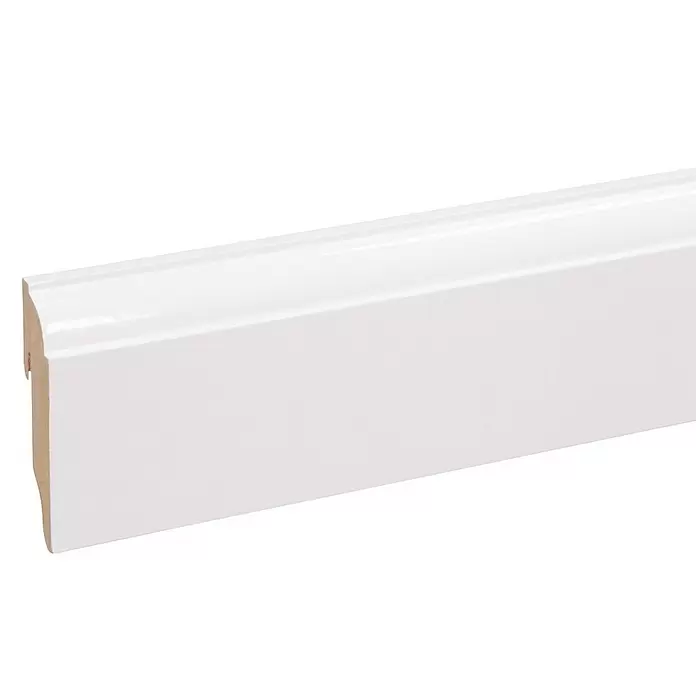 CanDo Muurplint - 240 cm x 80 mm x 19 mm - Close-up