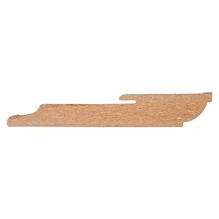 CanDo Muurplint - 240 cm x 120 mm x 19 mm - Zijaanzicht rechts