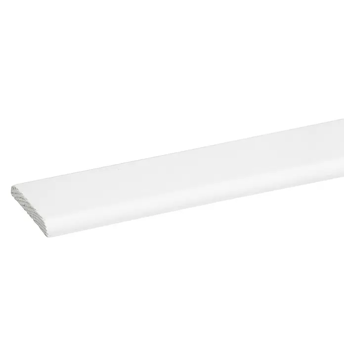 Deklijst - 270 cm x 5 mm x 37 mm, WIt - Close-up