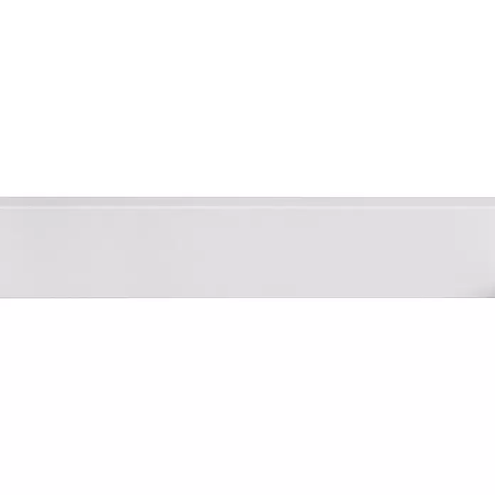 Muurplint RAL 9003 - 488 cm x 70 mm x 15 mm, WIt - Close-up