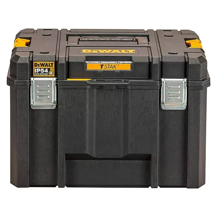 Dewalt Caja de herramientas DWST83346-1 - L x An x Al: 333 x 440 x 302 mm, Plástico, Se puede cerrar - Vista frontal