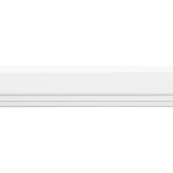 Sierlijst - 270 cm x 19 mm x 68 mm, Houtsoort: Grenen, WIt - Close-up