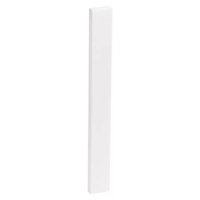 CanDo Eindkappen voor plinten - 4 st., WIt - Diagonaal zicht