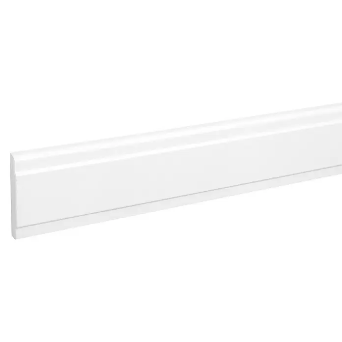 Sierlijst - 270 cm x 13 mm x 70 mm, WIt - Close-up