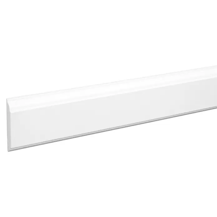 Sierlijst - 270 cm x 15 mm x 70 mm, WIt - Close-up