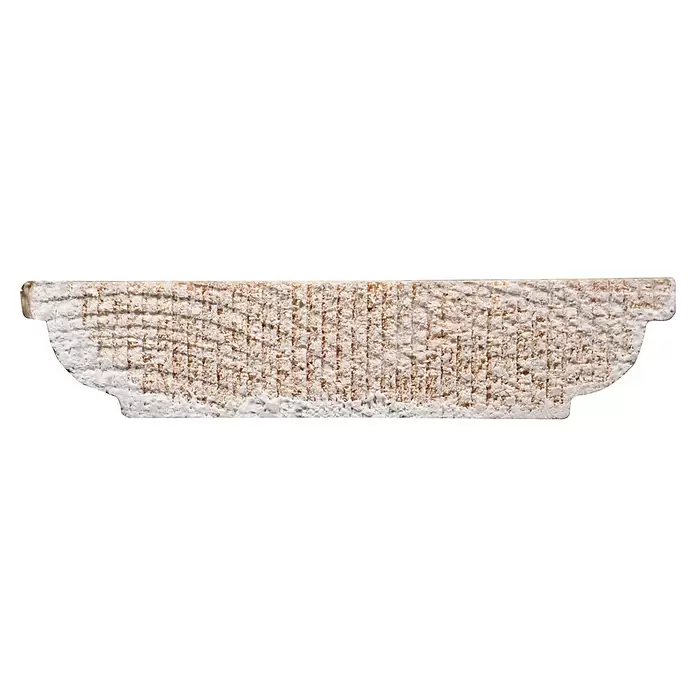 Sierlijst - 270 cm x 15 mm x 70 mm, WIt - Zijaanzicht links