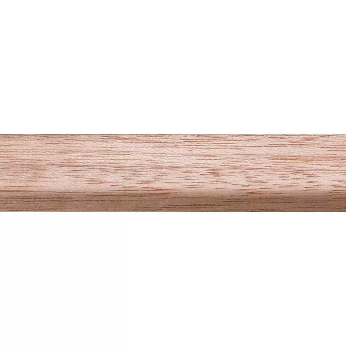Glaslat plint met sponning - 270 x 2,3 x 1,4 cm, Naturel, Hardhout - Close-up